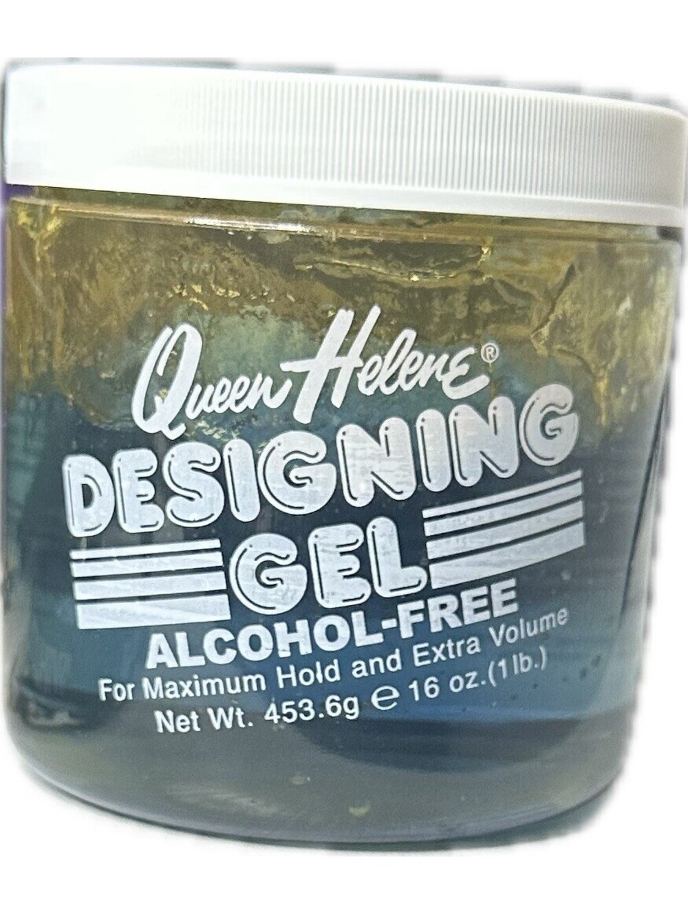 Queen Helene DESIGNING Gel Maximum Hold Alcohol Free Extra Volume 16 oz Ea